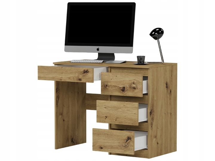 Meble Biurko komputerowe stolik 90cm artisan N34 zdjęcie 5