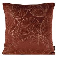 POSZEWKA WELUR VELVET WZÓR 45X45 CM CEGLANA