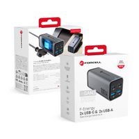 Ładowarka Forcell GaN III 2 x USB C + 2 x USB A QC4.0 PD 5A 100W VT-49