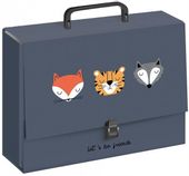 TECZKA SZKOLNA Z RĄCZKĄ GRUBA XL A4 Friends BOYS