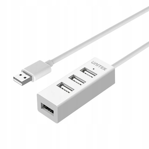 Adapter Unitek HUB 4xUSB 2.0 mini biały na Arena.pl