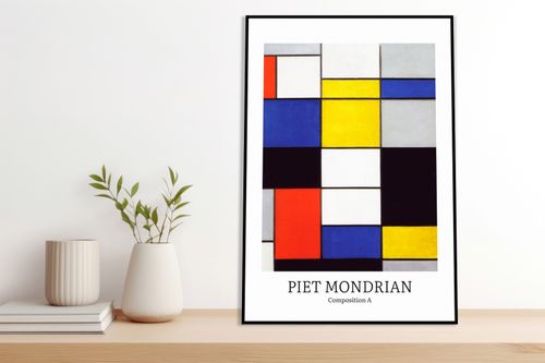 Obraz 40x60cm Design Composition 2, Mondrian Vintage do Salonu na Arena.pl