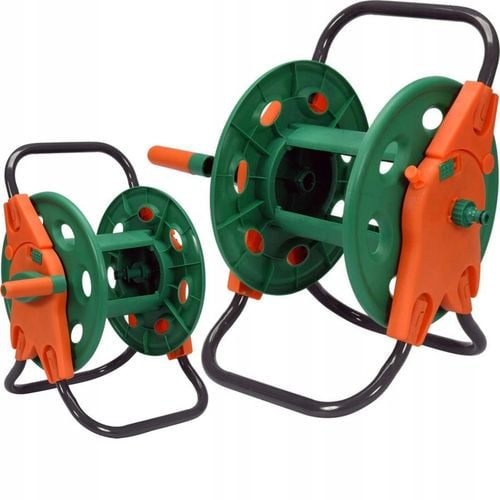 WÓZEK STOJAK NA WĄŻ OGRODOWY 45m BĘBEN ZWIJACZ ZWIJAK STATYW 89330 na Arena.pl