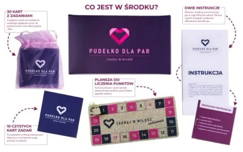 Gra Pudełko dla Par, gra małżeńska, ślub, rocznica na Arena.pl