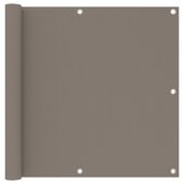 Parawan balkonowy, taupe, 90x500 cm, tkanina Oxford