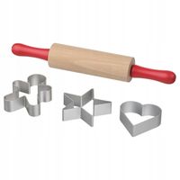 IKEA MALA Wałek foremki do ciastoliny 4 szt