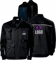 KURTKA BLUZA ROBOCZA firmowa Z WŁASNYM HAFTEM NADRUKIEM LOGO na budowę