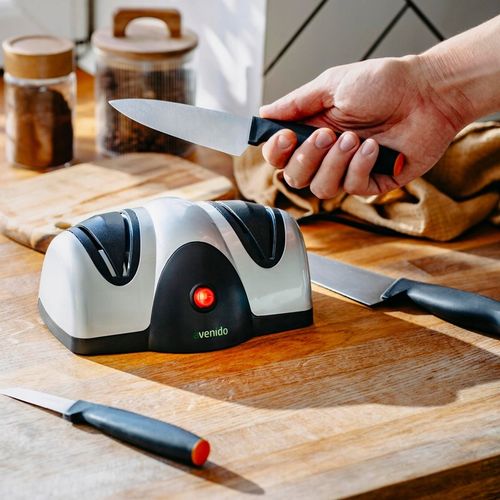 Ostrzałka Do Noży Elektryczna Dom I Ogród 2-Stopniowa Przybory Kuchenne na Arena.pl