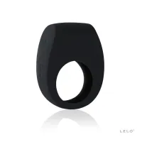 lelo tor 2 black - pierścień wibrujący, wodoodporny, silikonowy