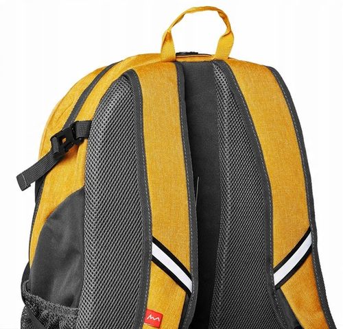 WYGODNY WENTYLOWANY PLECAK MIEJSKI CAMPUS MULLACO | POJEMNOŚĆ 30L | ŻÓŁTY na Arena.pl