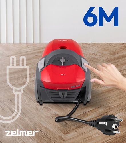 ODKURZACZ WORKOWY ZELMER ANTEK TRADYCYJNY Z FILTREM HEPA +KOŃCÓWKI ECO na Arena.pl