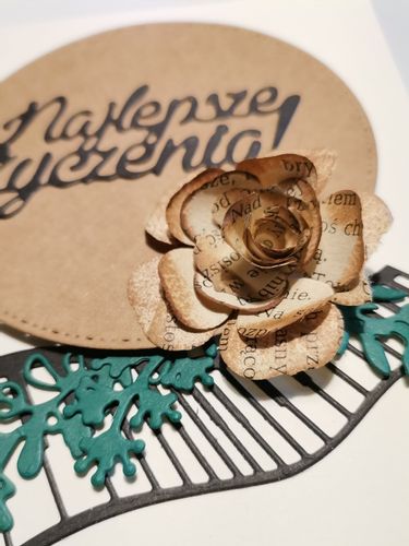 Scrap dekoracja - róża - 8 szt. na Arena.pl