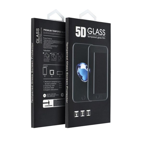 5D Full Glue Tempered Glass - do iPhone 7 Plus / 8 Plus czarny zdjęcie 1