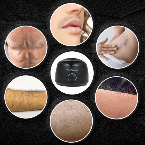 PODGRZEWACZ WOSKU + TWARDY WOSK 400g+100 PATYCZKÓW ZESTAW DO DEPILACJI na Arena.pl