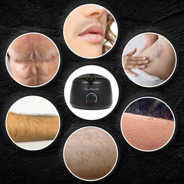 PODGRZEWACZ WOSKU + TWARDY WOSK 400g+100 PATYCZKÓW ZESTAW DO DEPILACJI zdjęcie 7