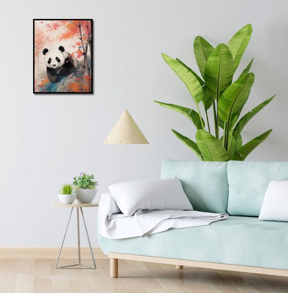 Plakat 40x50cm Panda wśród Klonów zdjęcie 4