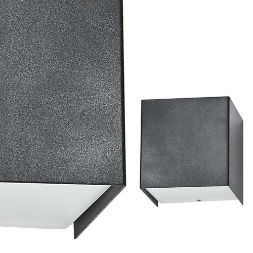 Lampa ścienna kinkiet szkło CUBE graphite 5272 na Arena.pl