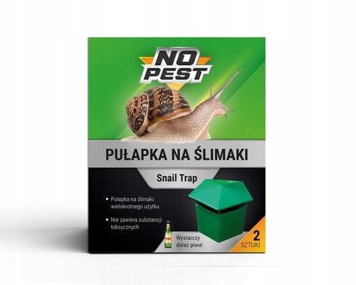SKUTECZNA PUŁAPKA NA ŚLIMAKI PRZECIW ŚLIMAKOM SNAIL TRAP NO PEST (2 SZT) na Arena.pl