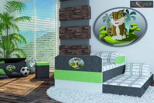 łóżko 140x80 animals double na Arena.pl