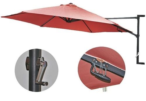 Parasol ścienny terakota 3m średnicy na Arena.pl