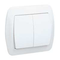 AKORD ŁĄCZNIK PODWÓJNY P/T BIAŁY - E131AA-KN035