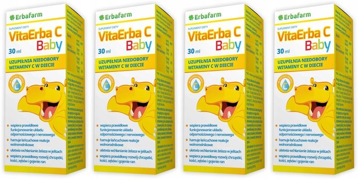 VitaErba C Baby Krople Dla Dzieci Z Witaminą C 30 ml zdjęcie 1