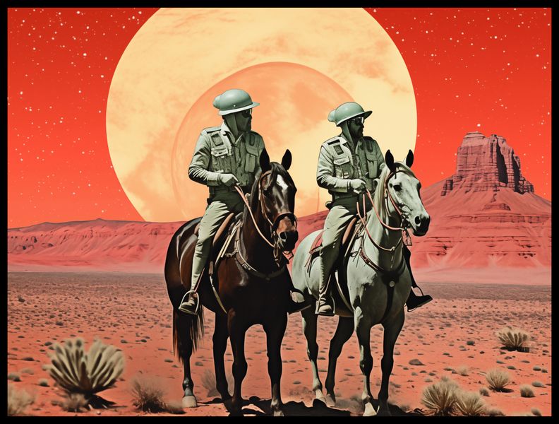 Plakat 80x60cm Patrol Kosmiczny zdjęcie 2