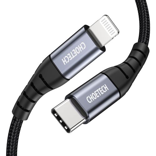 kabel przewód do iphone usb-c - lightning 480mb/s 3a 1.2m - czarny na Arena.pl