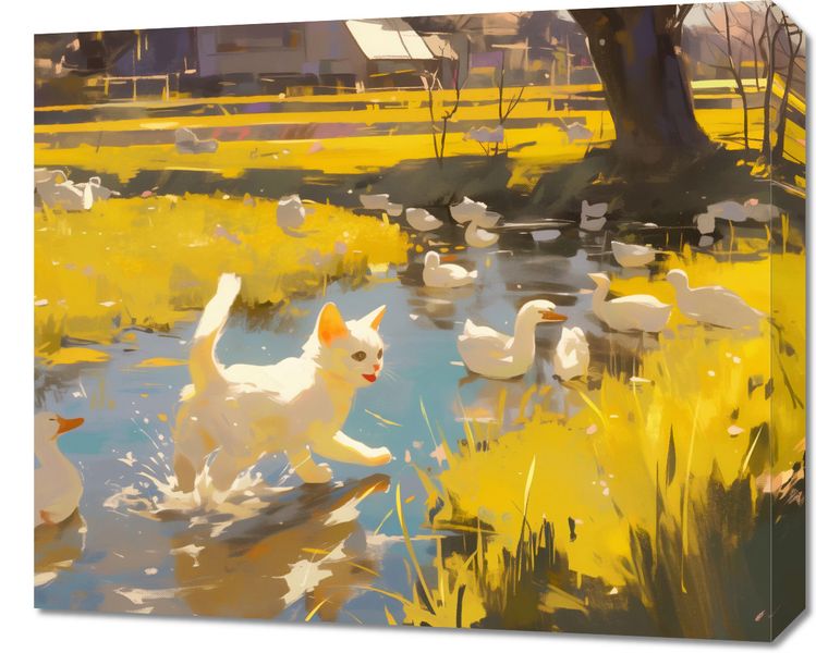 Obraz 60x50cm Słońce na Wsi zdjęcie 1