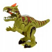 DINOZAUR SMOK CHODZI GRA ŚWIECI ZIEJE PARĄ