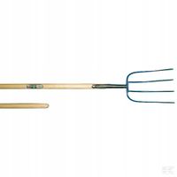 Widły Do Obornika 4-zębne Oprawne Trzonek Prosty