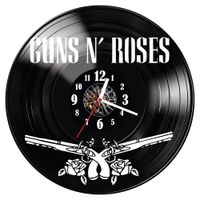Zegar ścienny z płyty winylowej Guns n' Roses 682.14