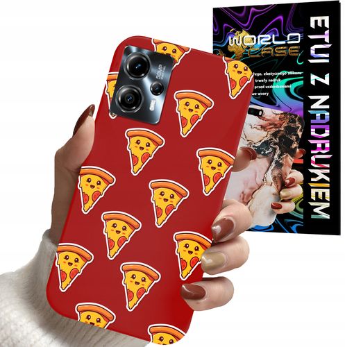 ETUI CASE DO MOTOROLA MOTO G13 / G23 - PIZZA DAMSKIE WZORY PĄCZKI PLECKI na Arena.pl