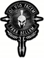 Naklejka na Auto Si Vis Pacem Para BellumbChcesz Pokoju Szykuj się na Wojnę