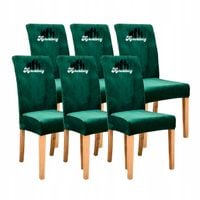 Pokrowiec na krzesło HAFT DLA CAŁEJ RODZINY z nazwiskiem KOMPLET 6SZT