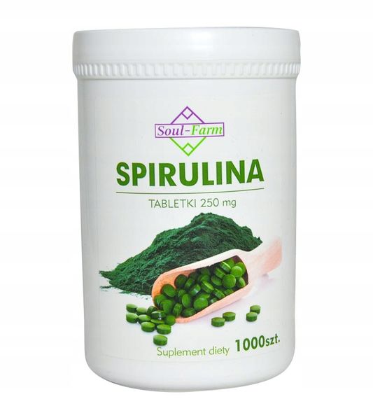Spirulina Soul-Farm tabletki 1000 szt. zdjęcie 1