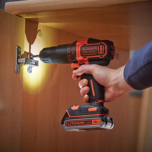 BLACK+DECKER WKRĘTARKA 18V 1x1.5Ah BDCHD18K na Arena.pl