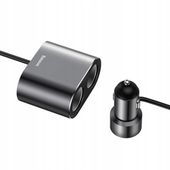 BASEUS ładowarka samochodowa 2xUSB + rozdzielacz