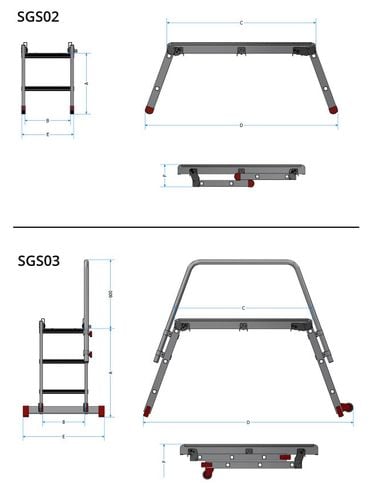 składana platforma robocza sgs2 - dr sgs2 na Arena.pl