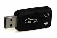 2 x Karta Dźwiękowa Muzyczna Adapter USB 5.1 2 x Jack