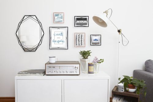 Umbra Lustro ścienne PRISMA czarne na Arena.pl