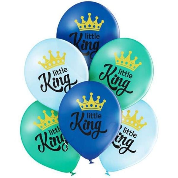 Balony Little King 6szt zdjęcie 1