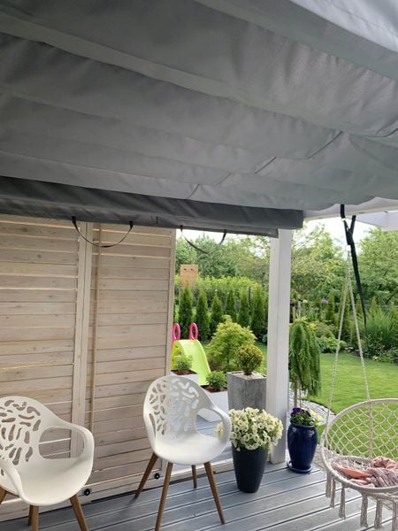 OSŁONA ZACIENIAJĄCA ROLETA PRZECIWSŁONECZNA DO OGRODU ZIMOWEGO NA WYMIAR zdjęcie 4