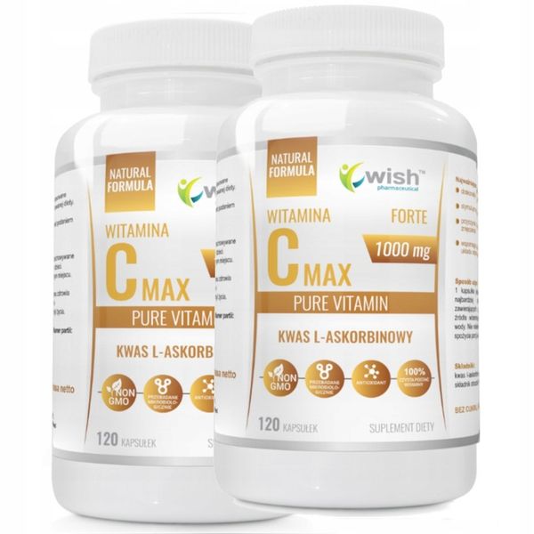 WITAMINA C 1000mg KWAS L-ASKORBINOWY C Max 240 szt zdjęcie 1