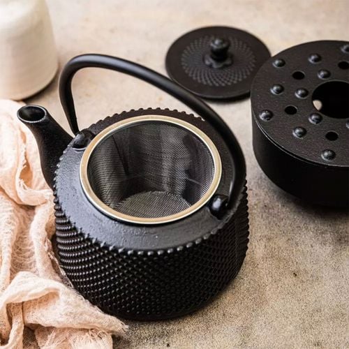 zaparzacz żeliwny dzbanek 0,8l z filtrem i podgrzewaczem kinghoff kh-1847 na Arena.pl