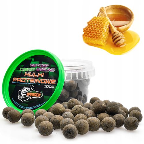 KULKI PROTEINOWE MARGROM 16mm 100g MIÓD na Arena.pl