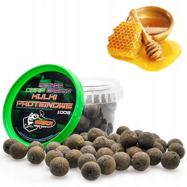 KULKI PROTEINOWE MARGROM 16mm 100g MIÓD zdjęcie 2