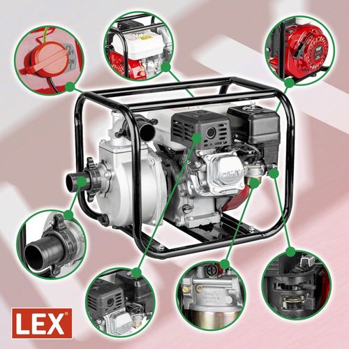 MOTOPOMPA POMPA SPALINOWA DO WODY 2" 600L/h na Arena.pl