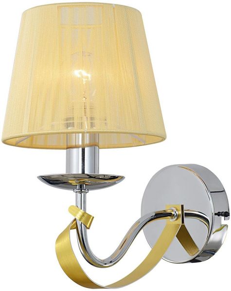 Diva kinkiet 1x40W E14 chrom/złoty zdjęcie 1