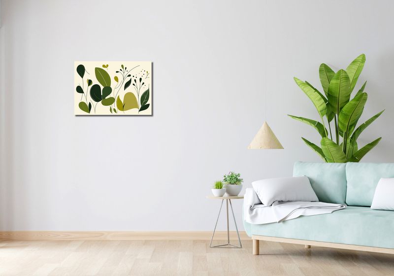Obraz 60x40cm Świeżość Liści zdjęcie 2
